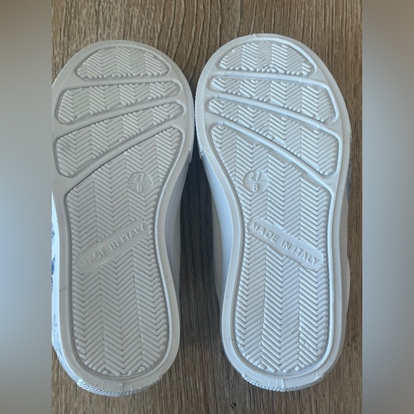 Monnalisa Rose Glitter Sneakers Girls 8T (EU 27) Made in Italy NWOT Designer - Picture 15 of 16